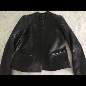 Allsaints black leather jacket